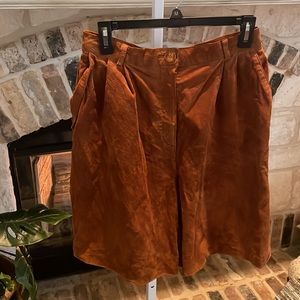 suede shorts 1990s size 29